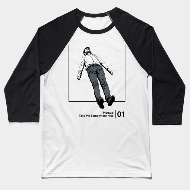 Mogwai / Minimal Style Graphic Fan Artwork Baseball T-Shirt by saudade